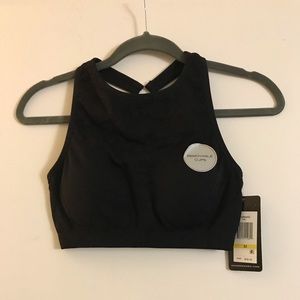 Black Andrewmarc sports bra